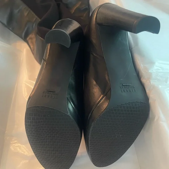 NEW in Box Stuart Weitzman Highway Black Over the Knee Boots - Picture 5 of 10